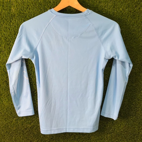 FISHING LIFE - Light Blue Long Sleeved Rash Guard / UBF 50+ in GOOD condition - Picture 2 of 4